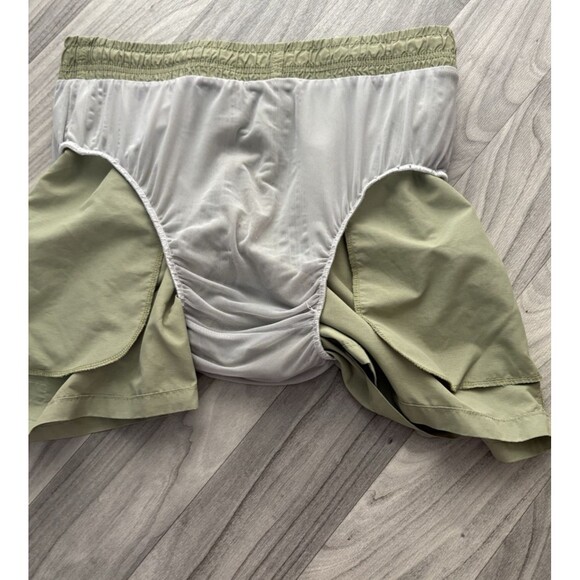 Bather Swim Trunks Shorts Mens Medium Olive Green Drawstring Liner Pool Beach - Picture 14 of 16